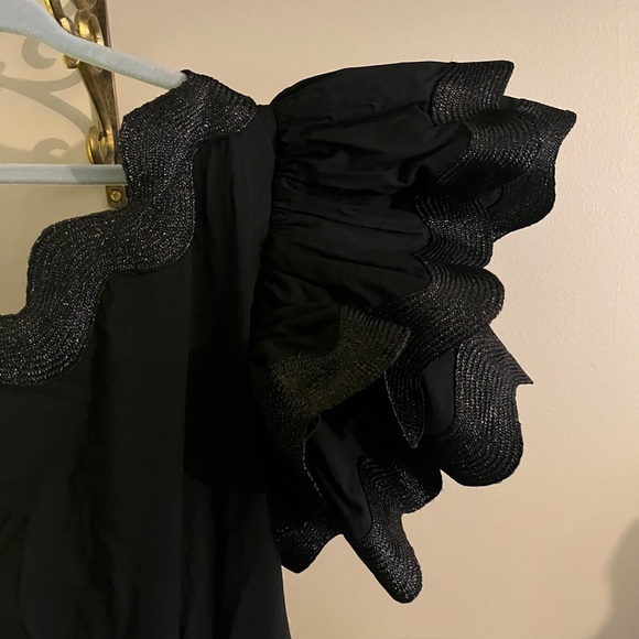 CeliaB Black Lava Dress, Ruffled One Shoulder Mini Dress, NWT — Size XS - Picture 6 of 16